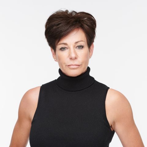 Hi Res Penny Mallory head and shoulders portrait white background